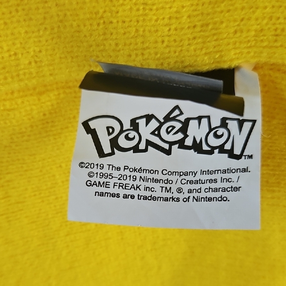 Pokemon Pikachu Yellow Kids Hat - Picture 2 of 9